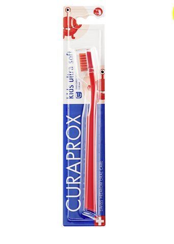 Зубна щітка дитяча Curaprox CS Kids 4-12 (червона) 2325096246 фото