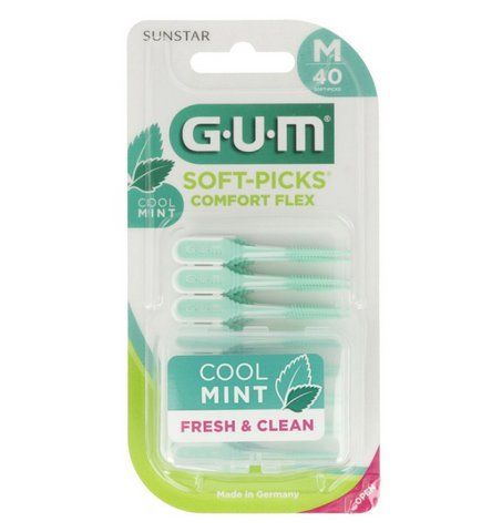 GUM Soft Pick Comfort Flex Mint стандарт 40 штук 2333637042 фото