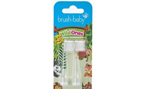 Brush-Baby сменные насадки для электрической щетки Sonic WildOnes (2 насадки) bb25 фото
