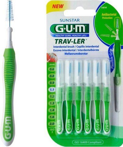 Міжзубні щітки GUM Trav-Ler 1.1 мм 1923109322 фото