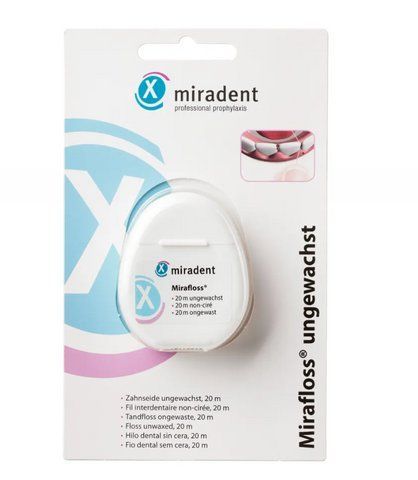 Флос Miradent Mirafloss невощений (20м) 2067818276 фото