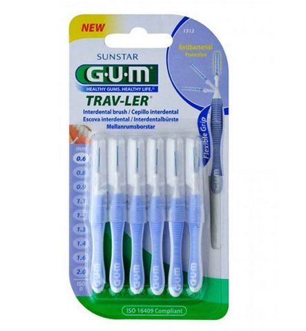 Міжзубні щітки GUM Trav-Ler 0.6 мм 1962218300 фото