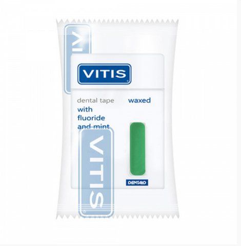 VITIS зубная нить широкая зеленая 50 м 2106814223 фото