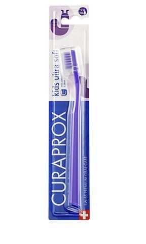 Зубна щітка дитяча Curaprox CS Kids 4-12 (фіолетова) 2325095578 фото