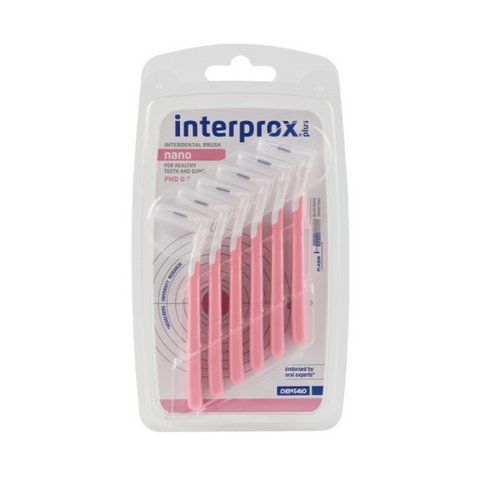 Щітка міжзубна INTERPROX PLUS 2G 0.7 мм NANO 6 шт. 2585898413 фото